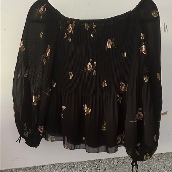 Wilfred Black Floral Blouse - Picture 1 of 5